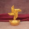 Mini Ingot Windmill Tree Metal Ornament Home Living Room Tabletop Decor Rotatable Gold Money Tree Figurine for Home Decoration