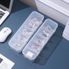 Transparent Dustproof Cable Management Box - Stackable Desktop Organizer for Data and Charging Cables