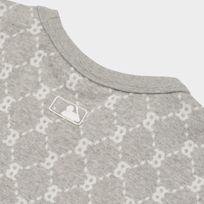 New MLB Base Logo SS22 T Shirt Unisex Gray 3ATSM3023-43MGS