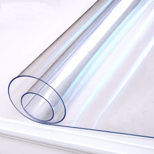 EGROON PVC Transparent Tablecloth, Table Mat, Desk Mat, Transparent Mat, Vinyl Cloth, Table Cover, Width 40-240cm, for Hotel, Restaurant, Study Desk,