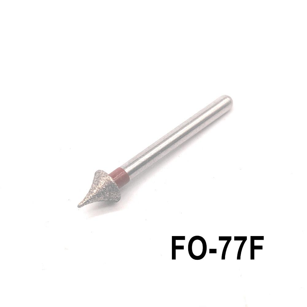 Lot de 6 fraises diamantées pour traitement orthodontique dentaire, réduction de l'émail interproximal, fraises dentaires, fraises à polir