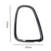 2pcs Car Tail Light Cover For BMW Mini Cooper R56 R57 R58 R59 2007-2013 Tail Light Ring Decorative Frame Car Accessories