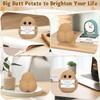 Funny Knit Potato Doll Positive Energy Gift Handmade Jumbo Booty Design Cozy Home Decor Christmas Ornament Room Warming Present