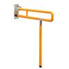 Barrier-Free Folding Toilet Armrest for Disabled & Elderly - ABS Bathroom Shower Commode Handrail