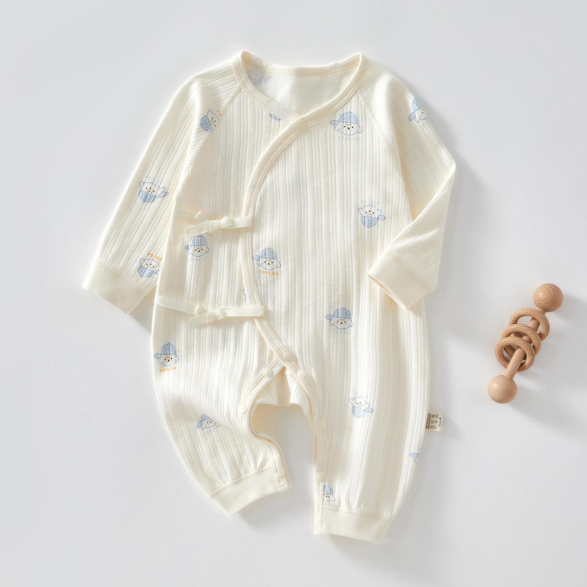 Baby Butterfly Kimono Romper Pure Cotton Newborn Infant Wrap Onesie Four Seasons Soft Sleepwear 52