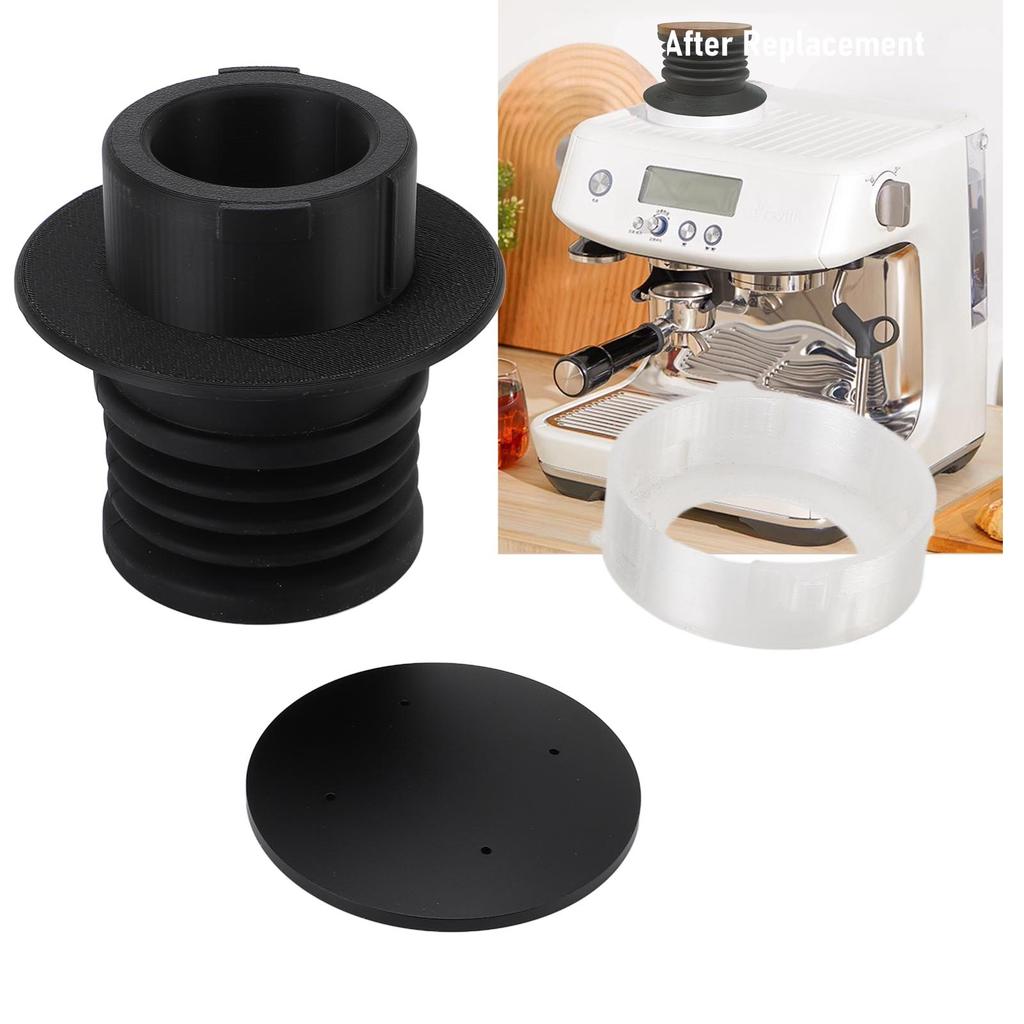 Single Dose Hopper with Silicone Bellow Aluminum Coffee Machine Blowing Bean Bin Accessories for BES875 876 870 878 880 BCG820