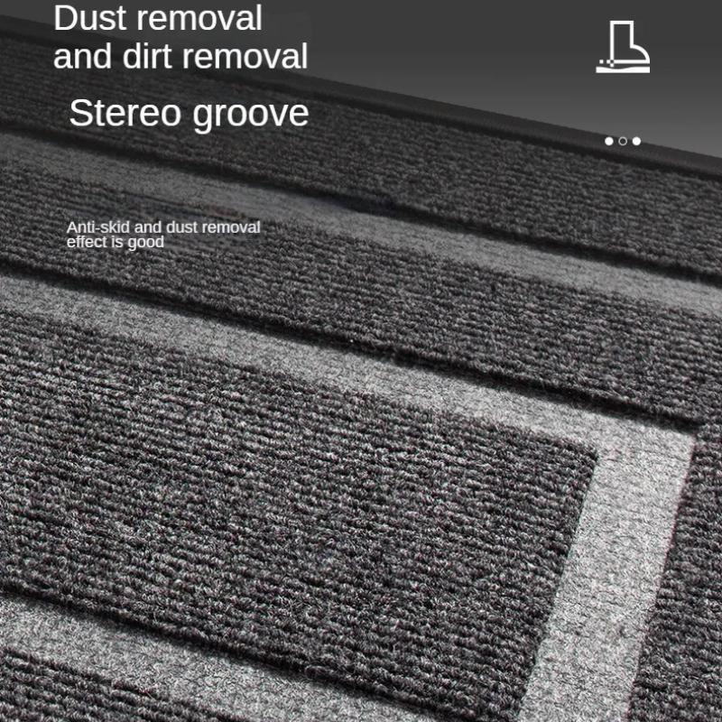 Moderner Simpelstil Gummi Eingangstür Teppich Fußmatte Rutschfest Staubentfernung Leicht zu reinigen Veranda Tür Verschleißfest Fußmatte