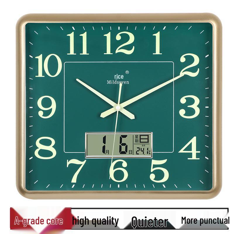 Silent Quartz Wall Clock for Living Room & Bedroom – Stylish and Simple Design