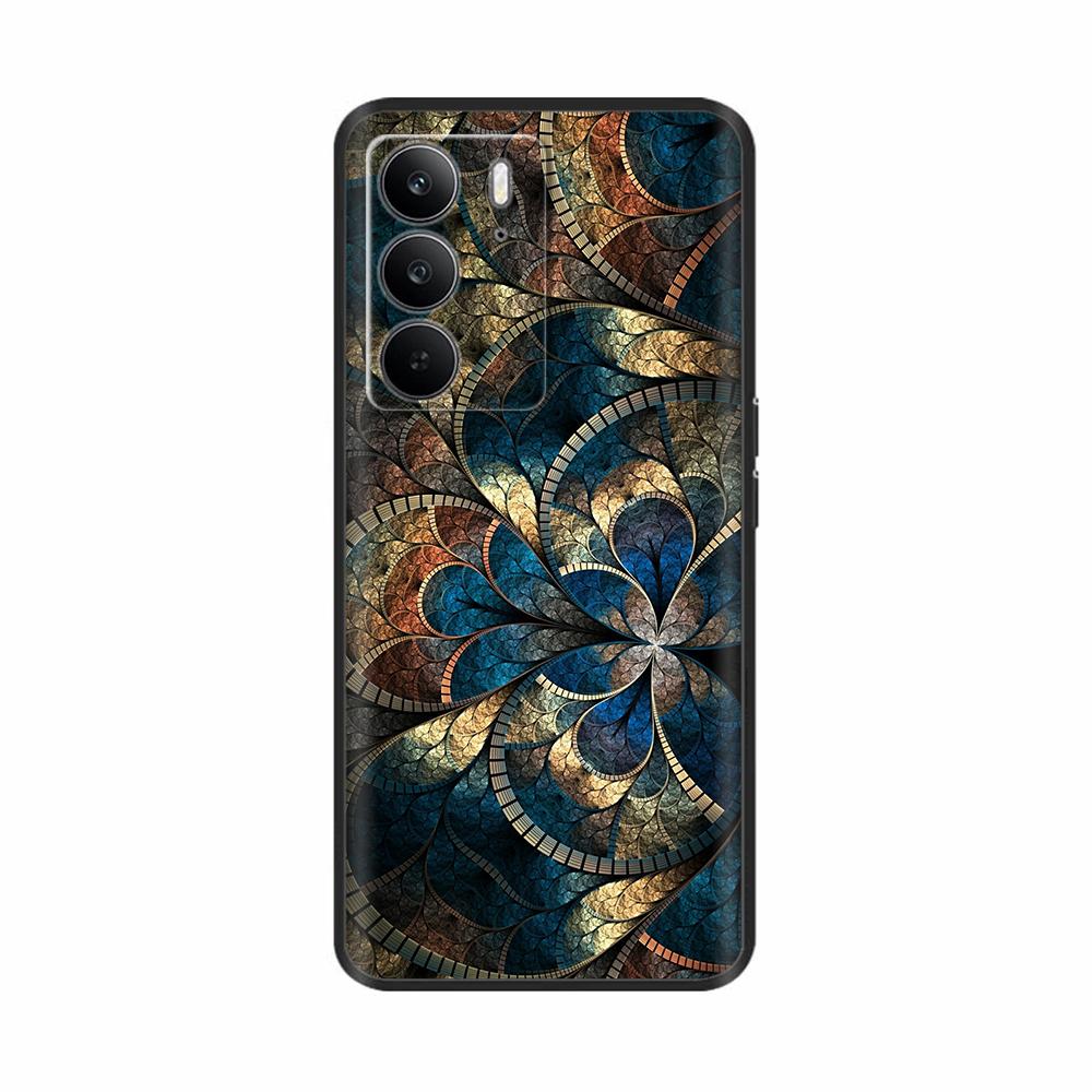 For OPPO Realme 14X Case Lovely Cartoon Butterfly Phone Case Soft Cover For Realme 14X 5G Case RMX5020 Silicone Shockproof Coque