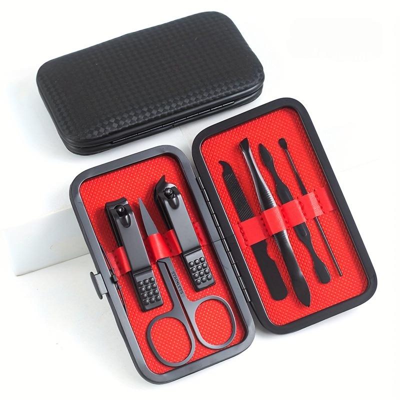 Xiaomi Black And Red Nail Clipper Set, Including Nail Clippers, Nail Clippers Manicure Tools Cuticle Nippers Suitable for Toenails
