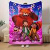1 Stück, "Wohnkultur Decke Weich & Gemütlich Roter Panda Design für Sofa, Couch, Bett, Reisen, Camping