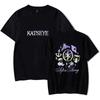 Fashion Katseye Merch Sad T-shirt Neutral Pop Music Short Sleeve Shirt Sportswear Street Shirt Cool Summer Fashion T-shirt Tops