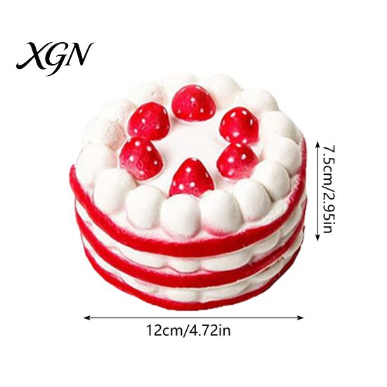Realistic Cake Toy Simulated Squeeze Soft Slow Rising Rainbow Layer Anxiety Relief Slice Stress Sensory for Adults Kids Classroom