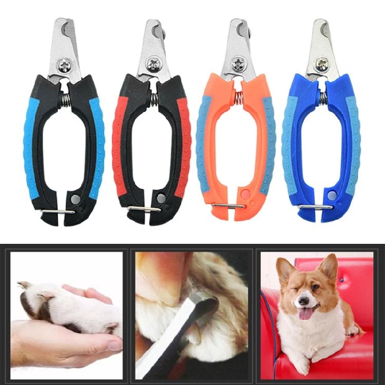 Round Tip Cat Nail Cutter Professional Pet Claws Trimmers with Anti-slip Handle