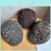 Vintage Leopard Print Newsboy Cap With Sun Protection For Casual Women And Men