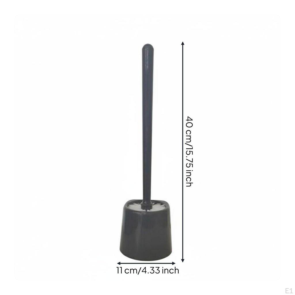 Toilet Brush Set with Base Standing and Holder Easy to Clean