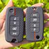 BKP1 Silicone Car Remote Key Case Fob for Jeep Cherokee Compass S Renegade Grand Commander for Dodge Journey Challenger Jcuv Charger