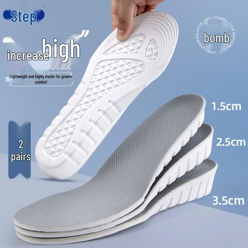 Invisible Sport Height-Increasing Insoles