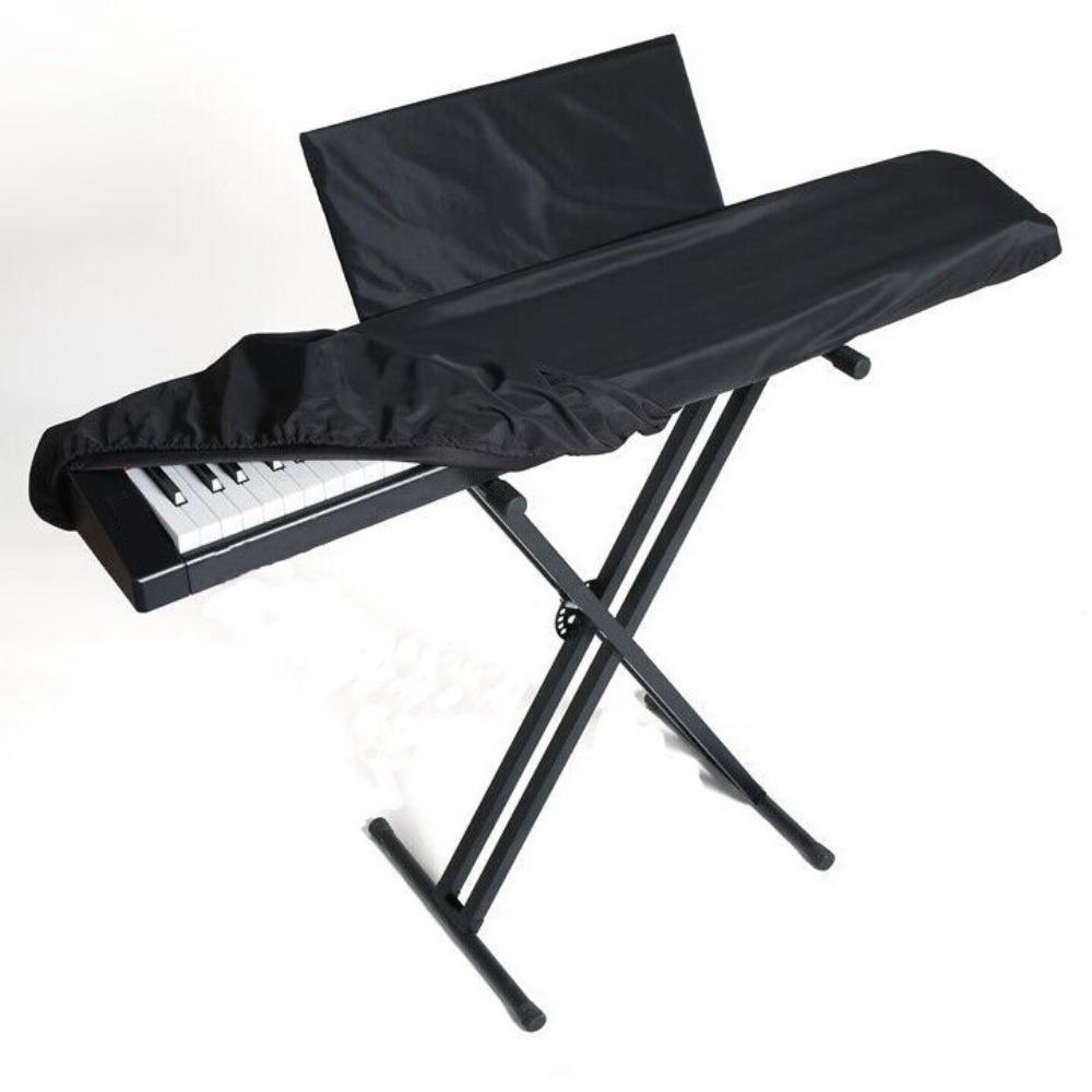 Durable Elastic Electronic Piano Dust Cover 61/88 Keys Breathable Keyboard Cover Dustproof Drawstring Piano Protective Cover