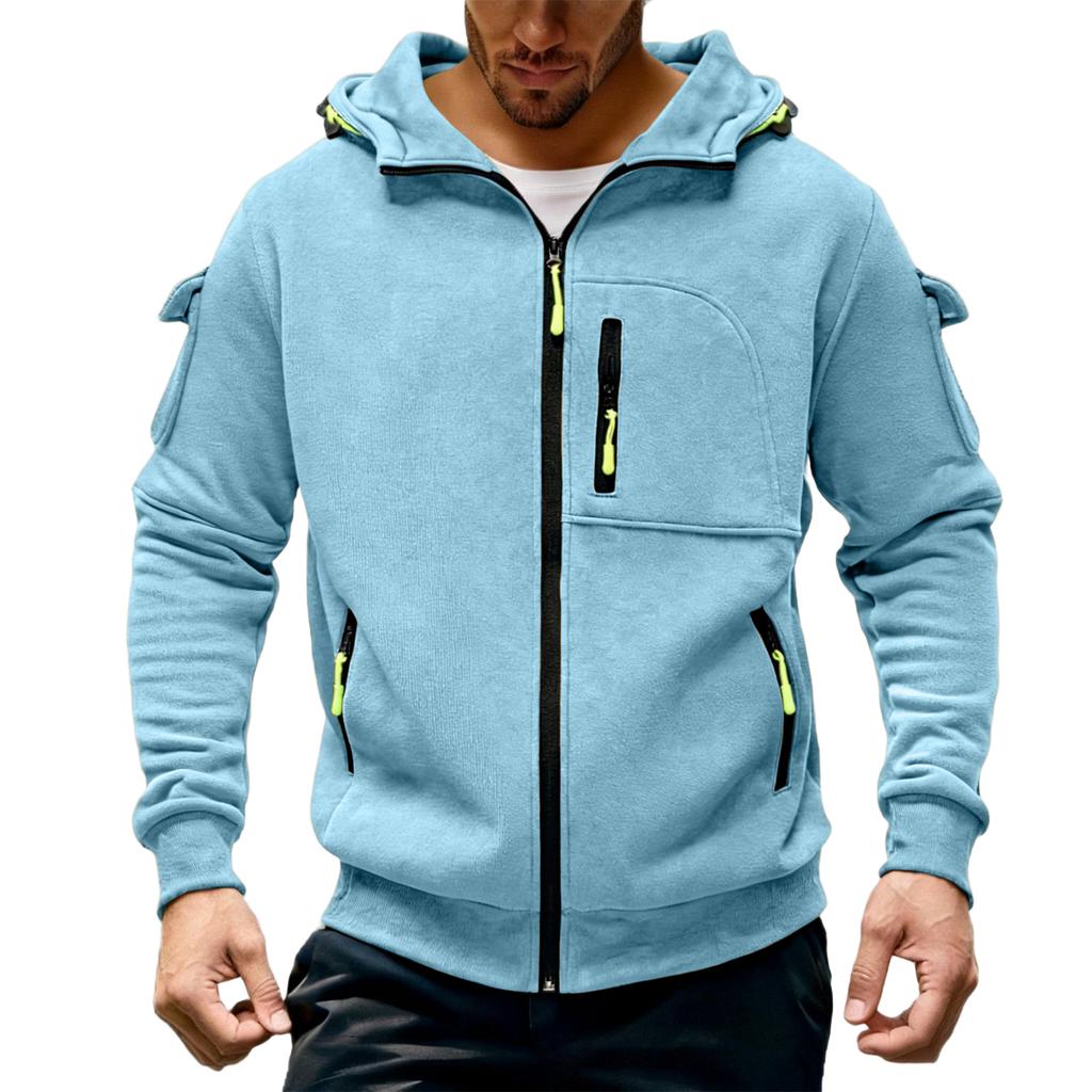 Hoodies For Men Fall Dashing Hooded Sweatshirt Casual Workout Athletic Outfits With Pockets Plus Size