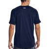 Under Armour Casual Sport Large Letter Logo Training T-Shirt Men Tops Navy-Blue 1370367-408