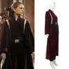 Costume Padme Cosplay Amidala Pleuche Material Coat Pants Belt Suit