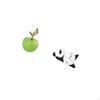 Ceramic Panda Sculpture Ornament Modern Figurine Wall Clock Home Decor for Living Room Cafe Study