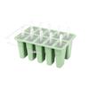 Popsicle Molds Silicone 10 Cavity Popsicle Trays Freezer,Homemade Ice Cream Molds,Large Ice Pop Maker,Reusable Ice Lolly Mould