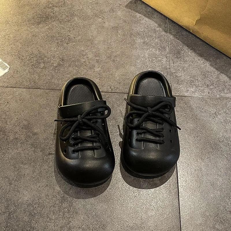 Fashion Shoes for Women Round Toe Slides Soft New Collection Shoe Eva Designer Luxury Woman Slippers Slip-resistant Waterproof Sandals