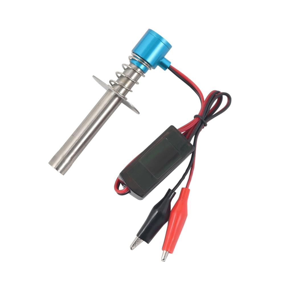Wide Voltage 6V-24V Glow Plug Starter, Quick Ignition Electronic Igniter for 1/8 1/10 HSP Nitro RC Car, Upgraded Lighter