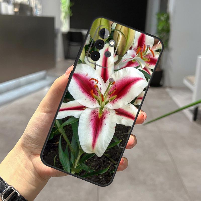 Lily Flowers Case For Samsung Galaxy A32 A12 A22 A52 A35 A26 A16 A05 A55 A15 A54 A34 A14 A56 A36 A13 A53