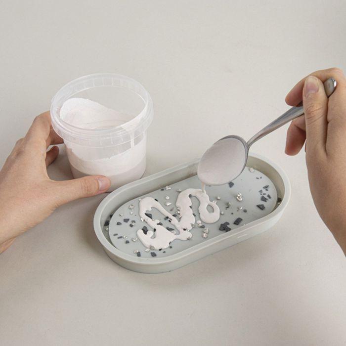 Kit modelage - Rayher - Set créatif Raysin dessous-de-verre Terrazzo - 7 pièces