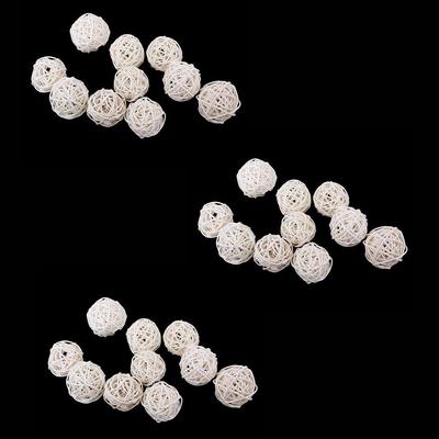 30 Stück Weidenrattan-Kugeln 5 cm für DIY-Vasen Schalenfüllung Ausstellungen