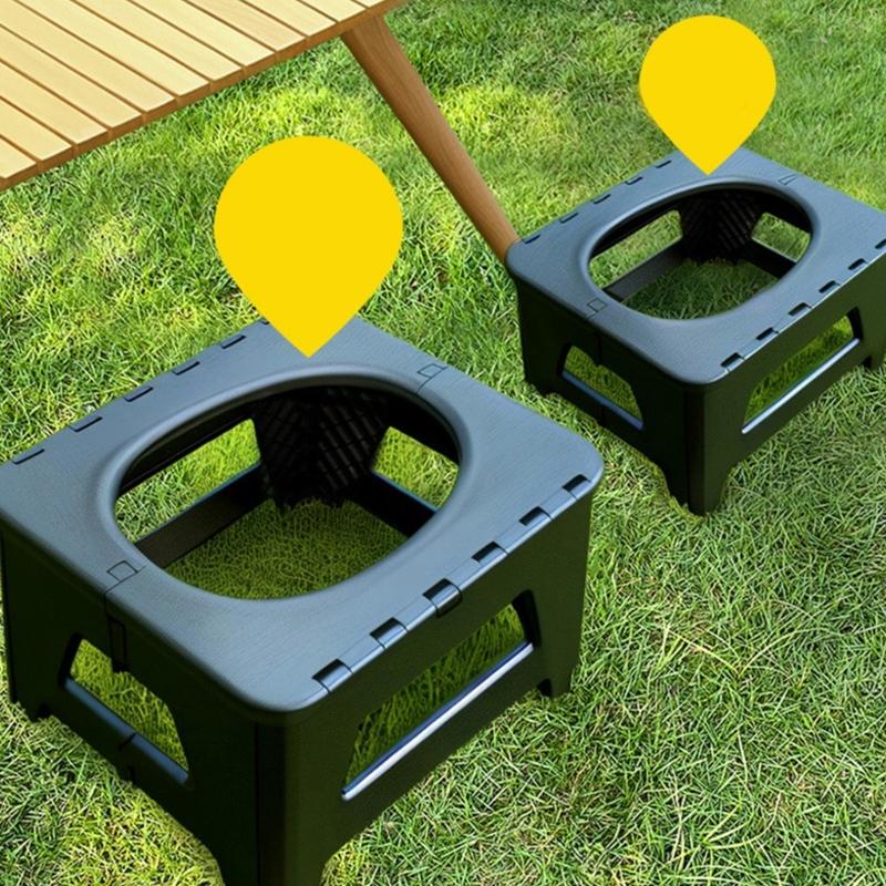 Foldable Outdoor Toilet For Adults Camping Travel Antislip Seat Sealed Structure Leak Proof Disposable Bags Included
