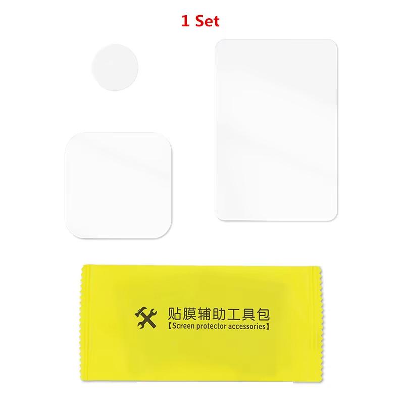 

For DJI Osmo Action 6 Action 5 Pro 4 Screen Protector Tempered Glass Lens Cap Storage Case for DJI Action 4 5 6 Accessories For Action 4