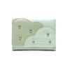 New Pu Material Large Capacity Multi-card Slots Simple Rivet Student Korean Style Ladies Tri-fold Coin Purse Cross-border