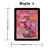 Pink Lion Dance Puzzle Decorative Painting New Chinese Transparent Desktop Ornament Acrylic Puzzle