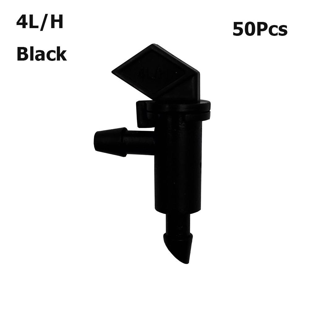 4L/H 8L/H 16L/H Micro-Sprinkler Nozzle Plastic Flag-shaped Dripper  1/4  Branch Lines 4L/H Black