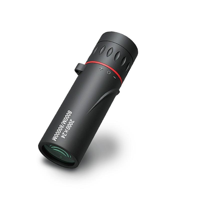 2000x25 HD Monocular Telescope Mini Portable Mobile Phone Telescope with Holder Outdoor Camping Hunting Birdwatching Telescopes+Phone Holder