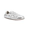 Silver German Training Shoes Women's Laces 2025 Spring New Retro Versatile Casual Shoes Flat Sports Ballet Single Shoes