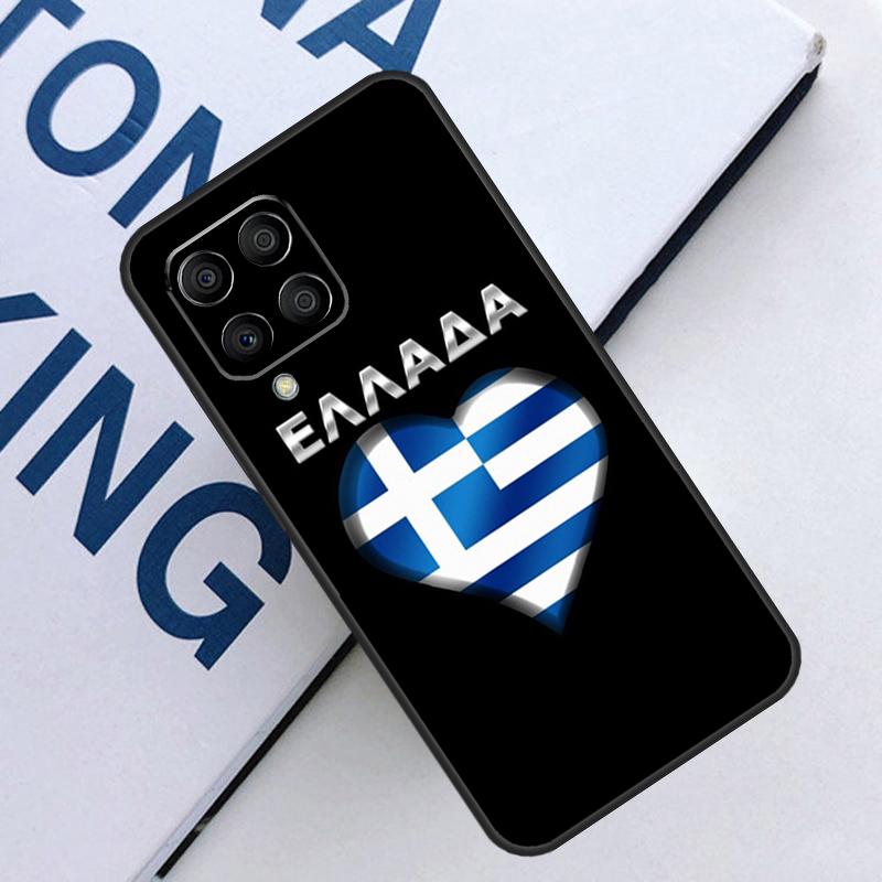 Greece Greek Flag For Samsung Galaxy M16 M06 M33 M13 M35 M53 M11 M21 M31 M55 M15 M14 M34 M54 M12 M32 M52 Case