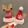 Side Clip Elk Letter Snowflake Duckbill Clips Christmas Hairpins Women Hair Clips Korean Barrettes