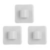 3Pcs Boat Motor Bracket Buckle PVC Fixed Motor Stand Rope Holder Accessory for Yacht Grey