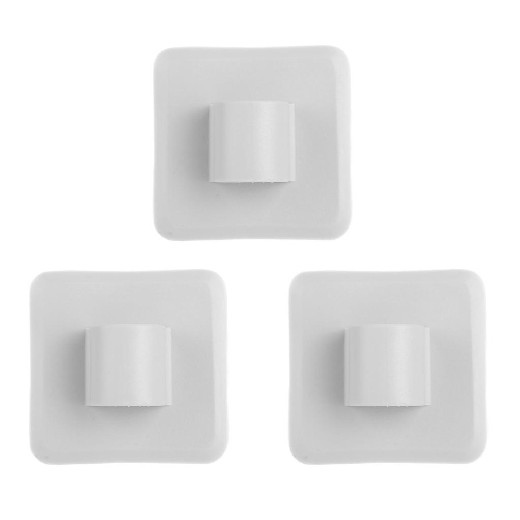 3Pcs Boat Motor Bracket Buckle PVC Fixed Motor Stand Rope Holder Accessory for Yacht Grey