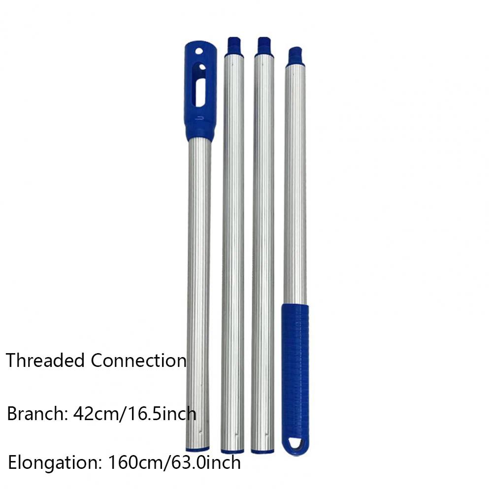 Telescopic Pool Cleaner Handle Rod Swimming Pool Cleaning Fishing Net Supplies Handheld Clean  Telescoping Pole Cleaning Tool Ad