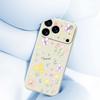 For iPhone 17 Pro Max Case Small Flowers Pattern Printing Straight Edge TPU Phone Back Cover