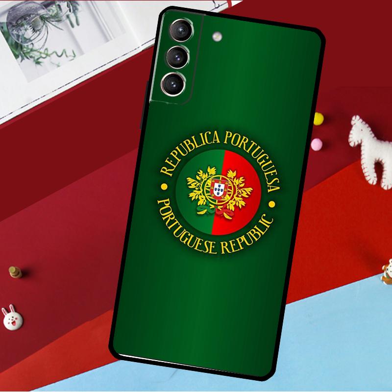 Portugal Flag Case For Samsung Galaxy S22 S23 Ultra S21 FE S8 S9 S10 Plus Note 10 20 Ultra S20 FE Coque