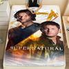 Supernatural Brothers Print Flannel Blanket,High Quality Comfortable for All Seasons,Home Decor,Warmth and Comfort,Perfect for Christmas Gifts