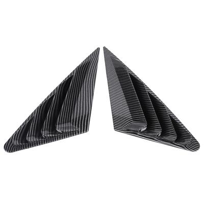 1 Pair Rear Window Louver Left Right Window Louver Air Vent Scoop Shade Cover Blind for A3 8Y Sedan
