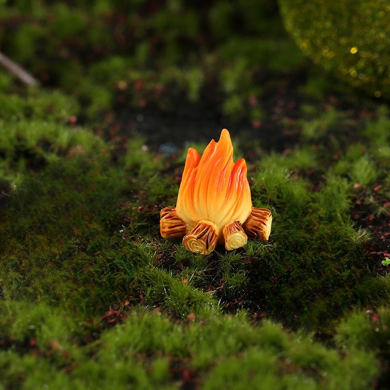 

Огонь Микро-ландшафт Декоративный элемент Дикарь Костер Смола Ручная работа Маленький декоративный элемент